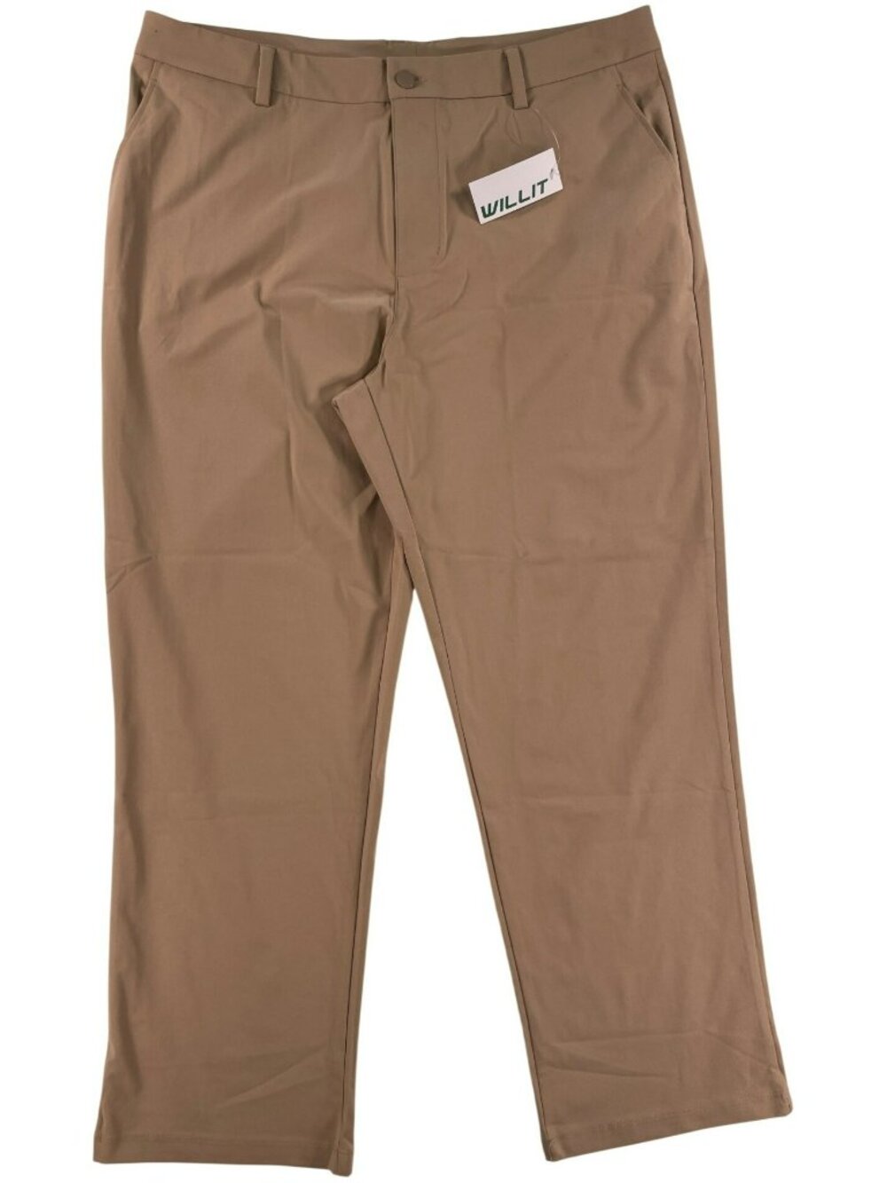 Willit Khaki Stretch Hiking Pants Lightweight Polyester Men's 36W X 30L NEW